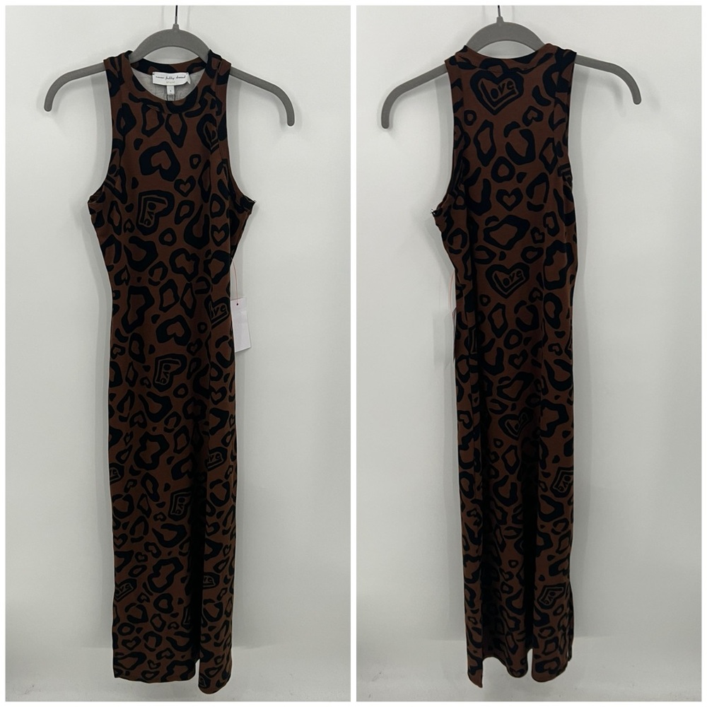 Never Fully Dressed Sandy Love heart print midi dress